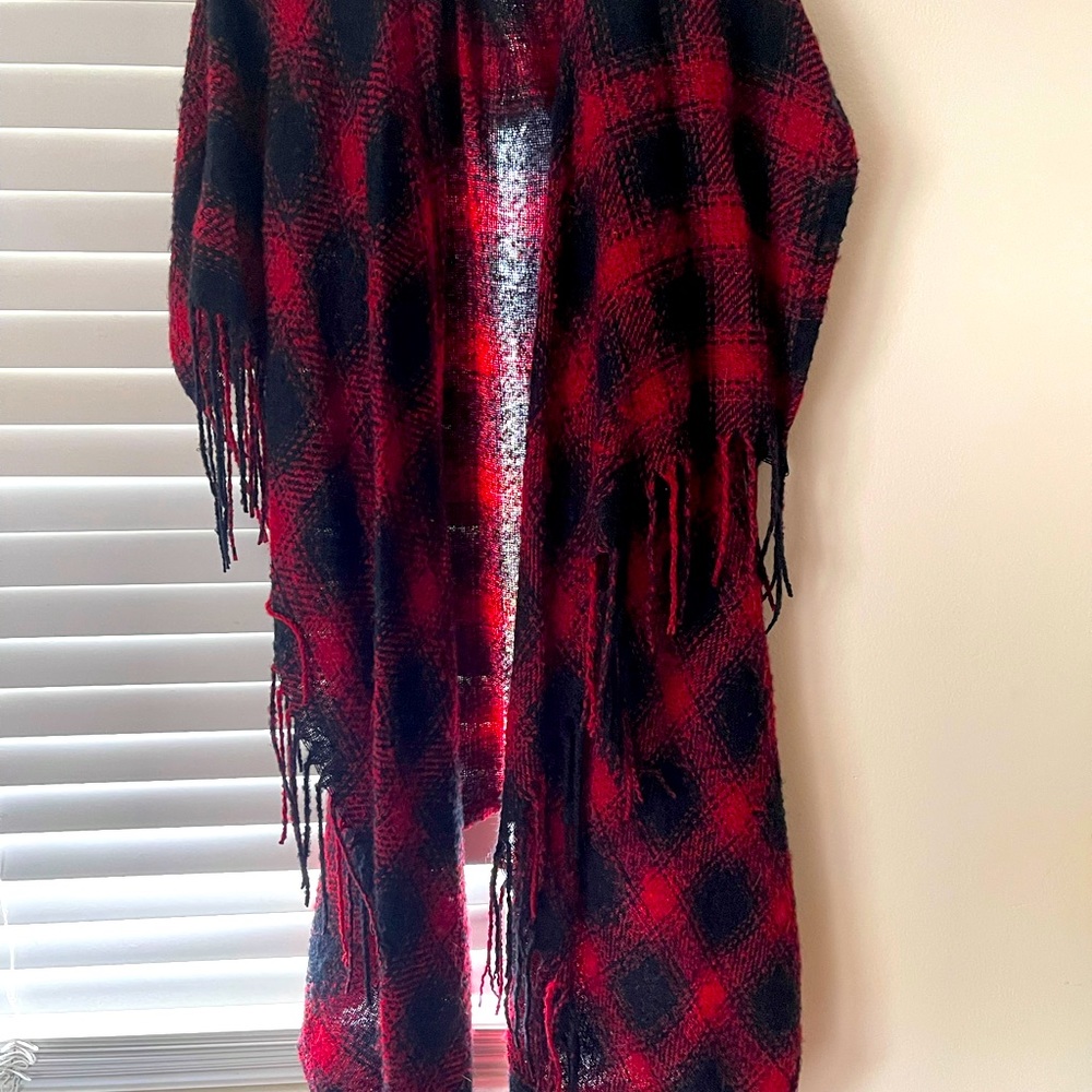 Buffalo plaid cardigan
